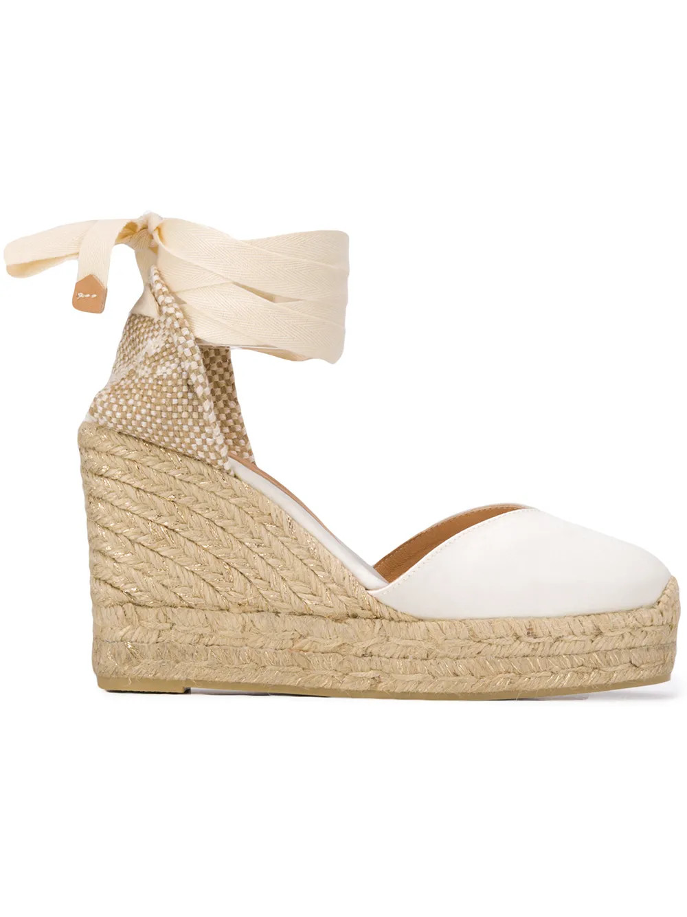 Castañer wedge espadrilles - White | FarFetch Global