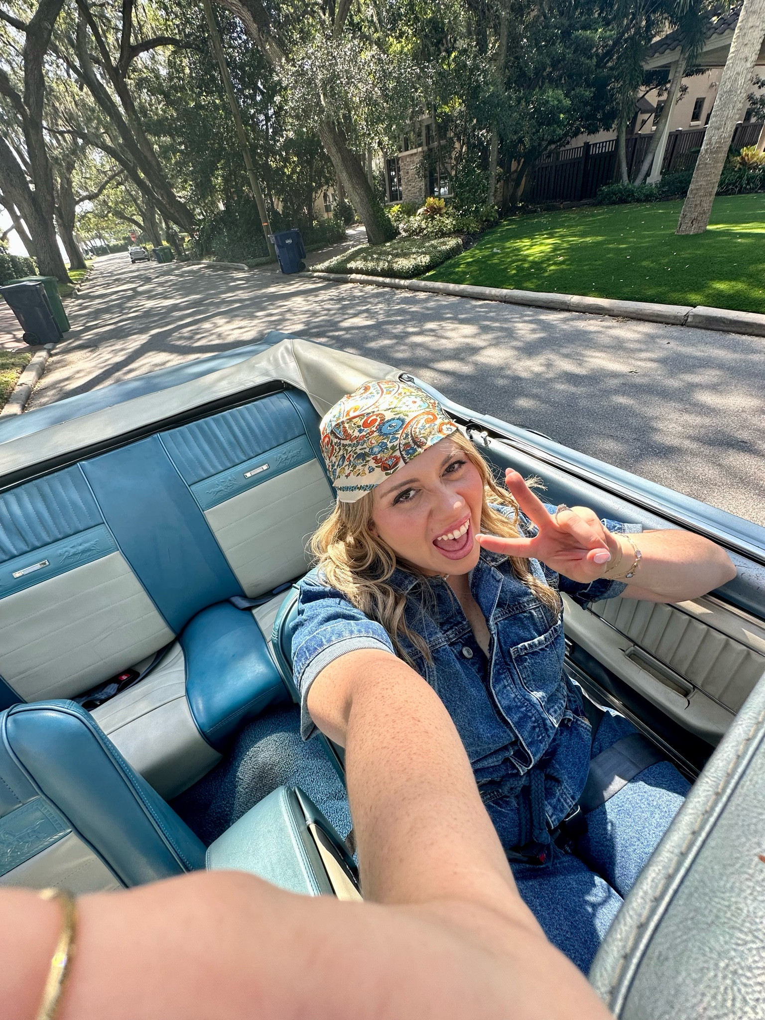 Outffit #2 for my music video!! Loved how flattering and comfortable this denim jumpsuit felt💫 so cute + trendy. free people nailed it with this one!

and absolutely in love with this headwrap from Amazon!!🌸

#LTKstyletip #LTKmidsize
