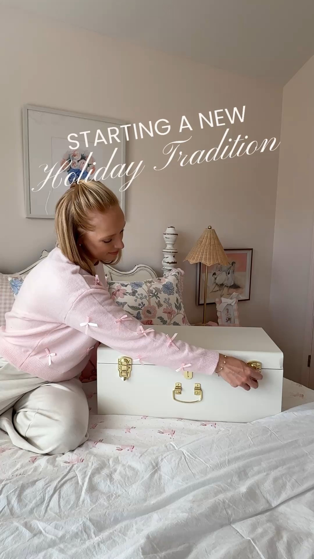 I’m so excited to start a new holiday tradition and surprise the girls with this petite keep holiday trunk the day after Thanksgiving to kick start the holiday season. Inside will have some fun new surprises like their Christmas pajamas and dresses, along with our favorite Christmas memories and traditions. Their cyber week sale started today if you want to grab one to start the tradition with your family this year! I’ve purchased several trunks to keep our favorite family keepsakes safe and it’s one of my favorite gifts to give to a bride to be, newlywed, or anyone who loves the sentimental things in life 🤍 

#LTKGiftGuide #LTKHoliday #LTKCyberWeek
