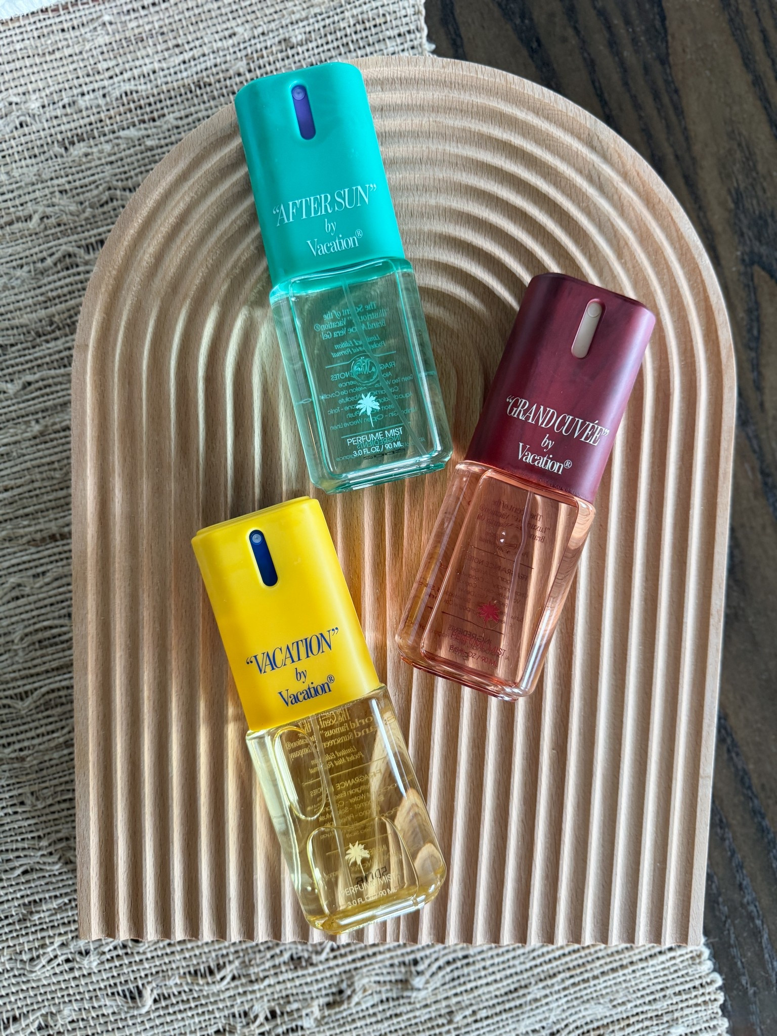 These body mists from Vacation smell amazing & they last all day. I love spraying these on my hair brush before brushing to smell like summer all day long. 

Vacation Body Spray - Women’s Fragrance - Summer Fragrance 

#LTKSwim #LTKGiftGuide #LTKBeauty