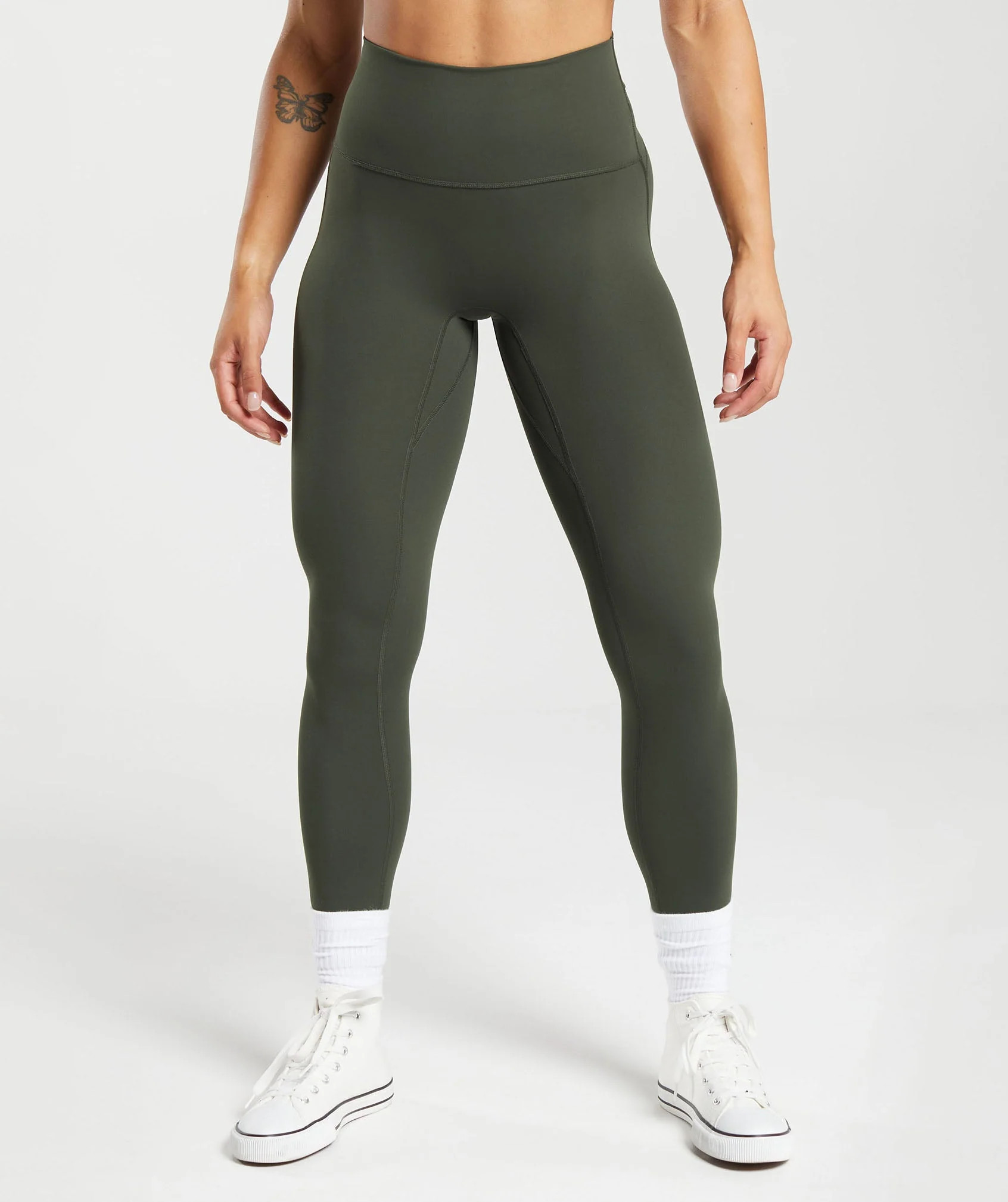 Gymshark Legacy Leggings - Deep Olive Green | Gymshark US