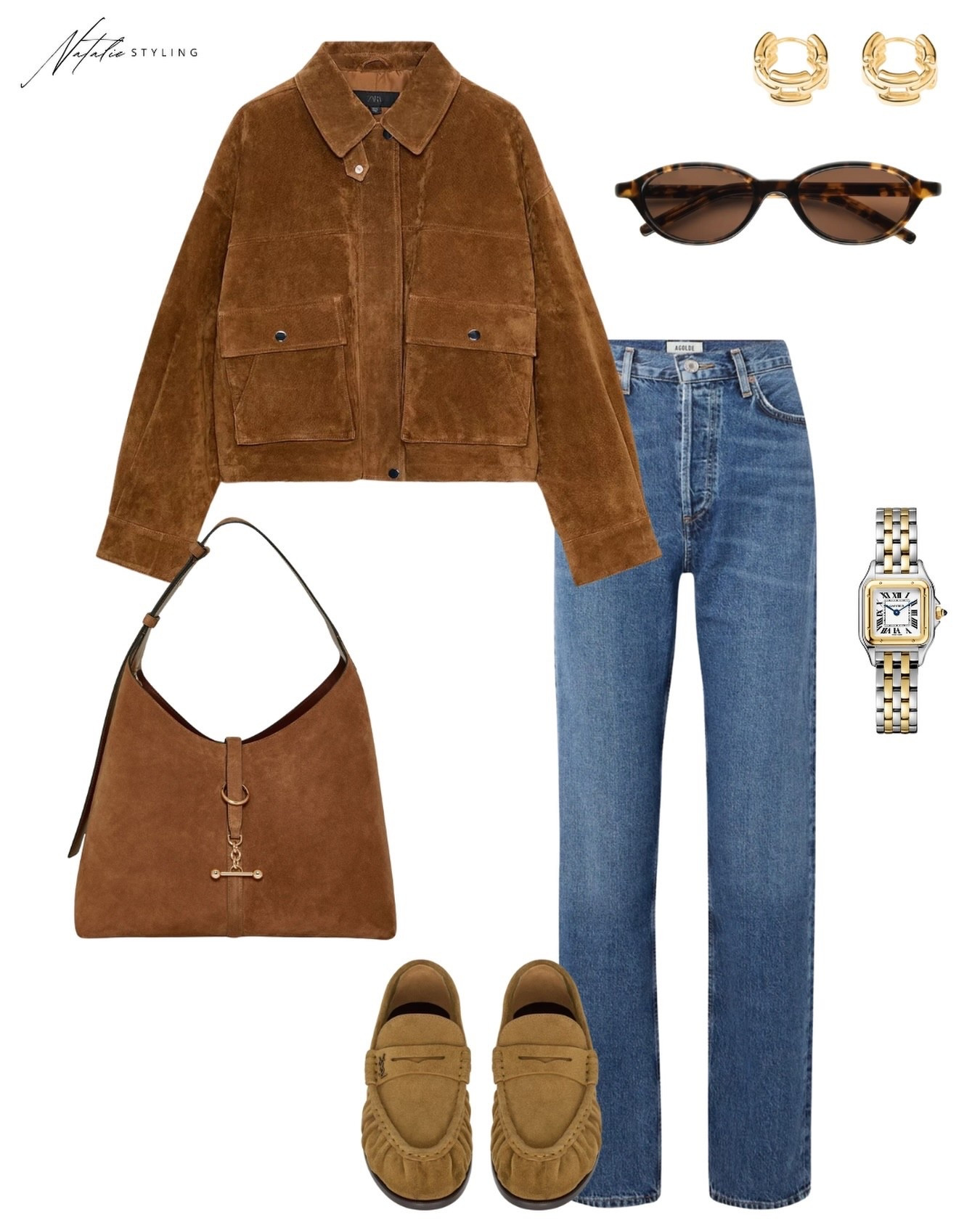 She’s a city girl. 

I paired this rich brown suede jacket with straight-leg AGOLDE denim for that relaxed polish every city girl swears by. Finished it with the most timeless YSL suede loafers and a sculptural hobo shoulder bag in a warm brown that pulls the look together in the most understated way. Tortoise sunnies for a sleek final touch. 

#outfitinspo #citylook #newyorkstreetstyle #citystyle #fashionblogger

#LTKootd #LTKTall #LTKPetite