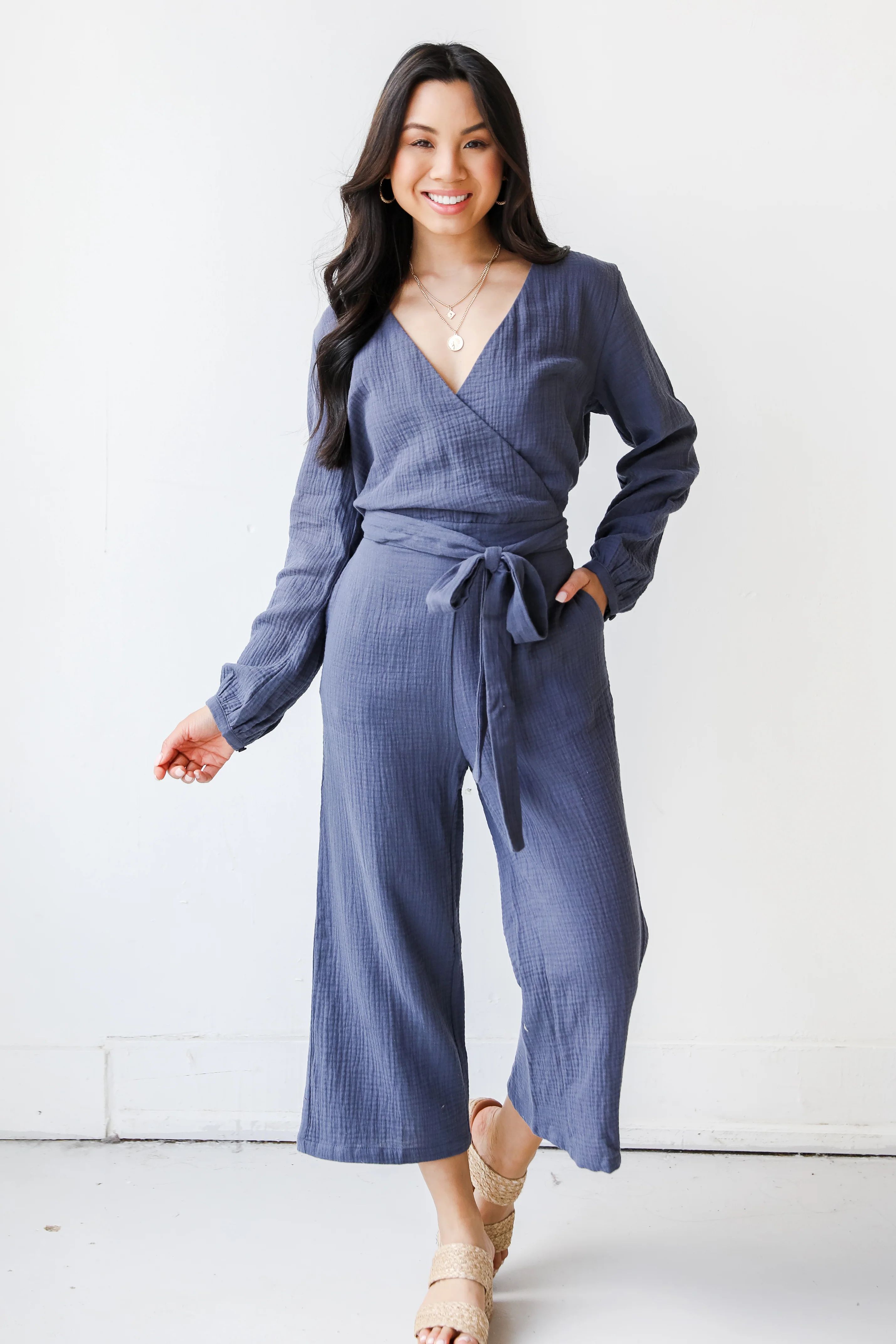 Moments To Remember Linen Jumpsuit | Dress Up