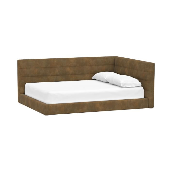 Hudson Upholstered Corner Bed | Pottery Barn Teen
