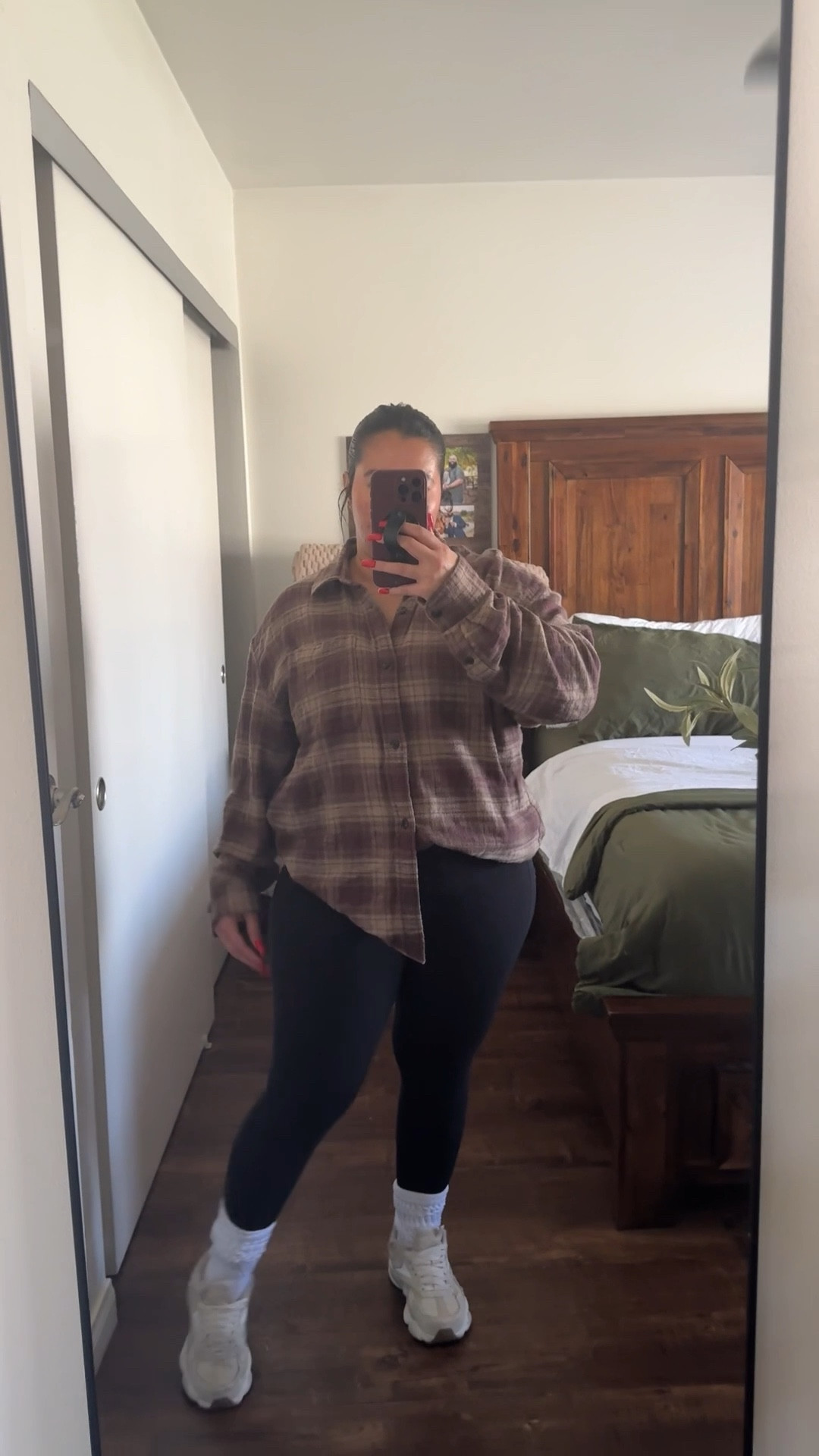 What I wore as a midsize mom and I WFH. Loving the flannels from Abercrombie. They are comfortable and amazing quality. 

Flannel - large / runs big / men’s flannel / super comfy and lightweight but keeps you warm. 
Leggings - medium / tts/ squat proof / tummy flattering 

Easy outfit 
Casual outfit 
WFH outfit 
Drop off outfit 
Airport outfit 
Midsize outfit 
Midsize fashion 
Abercrombie 
A&f
Flannel 
Winter outfit 

#LTKootd #LTKMidsize #LTKTravel