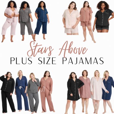 Get ready for bed in cool comfort with these Beautifully Soft Pajama Sets from Stars Above™. Made from Soft fabric with added spandex for comfortable wear! Comfortable AND cute!

Plus size pajamas, pajama sets, cool and comfortable pjs, plus size fashion 

#LTKFind #LTKcurves #LTKSeasonal