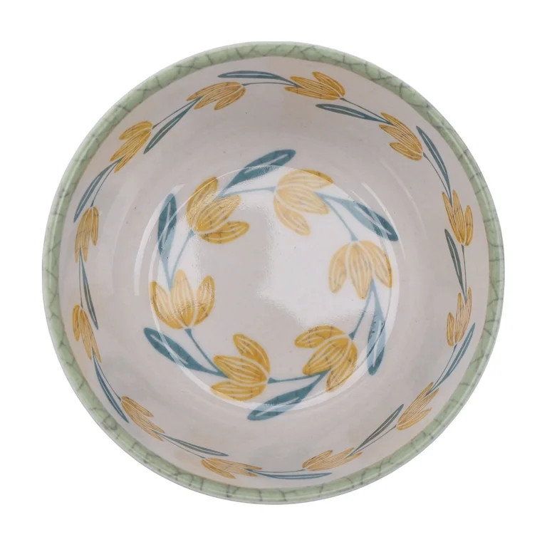 Better Homes and Gardens 2-Piece Bamboo Melamine Floral Dip Bowl Set | Walmart (US)