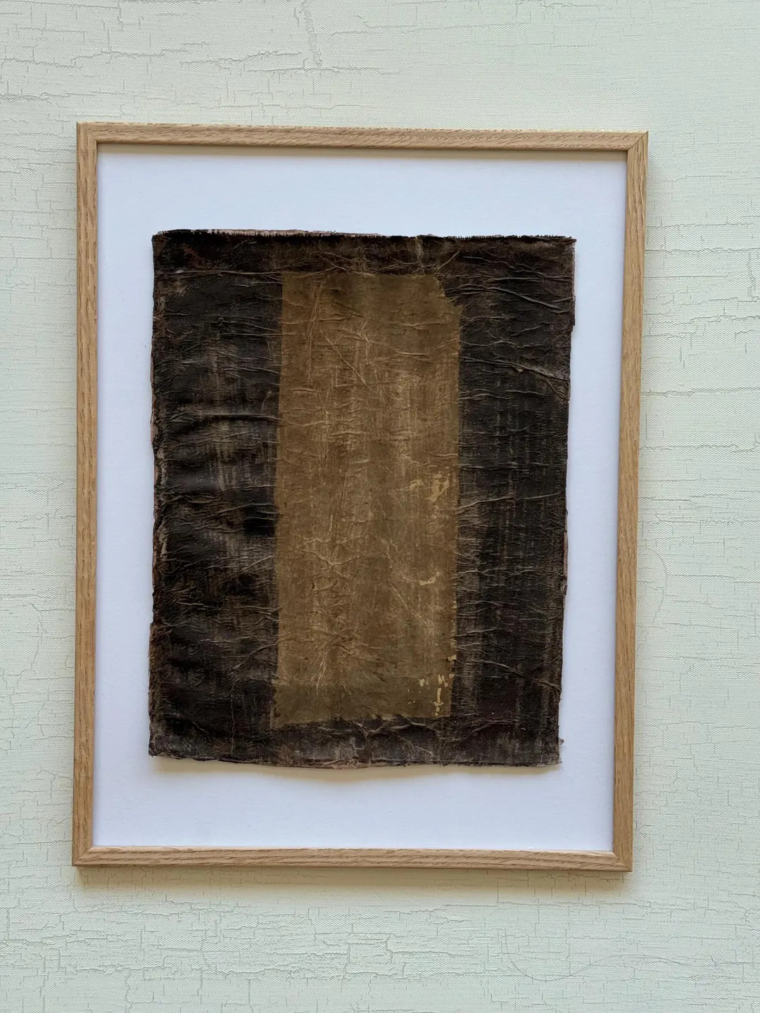 Original Abstract Painting on Raw Cotton: Wabi Sabi Modern Art (9x12'') - Etsy | Etsy (US)