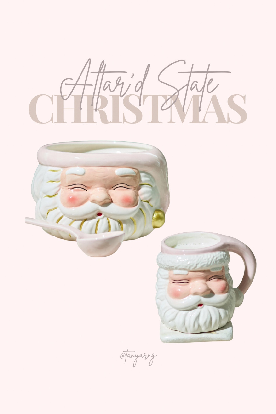 Santa punch bowl and mug 

#LTKSeasonal #LTKFindsUnder100 #LTKHome