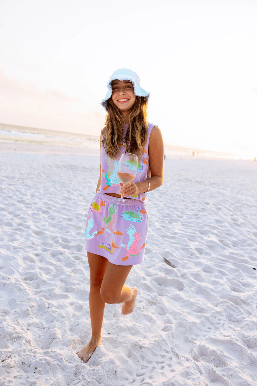 Lavender Multi Bird Tank | Queen of Sparkles