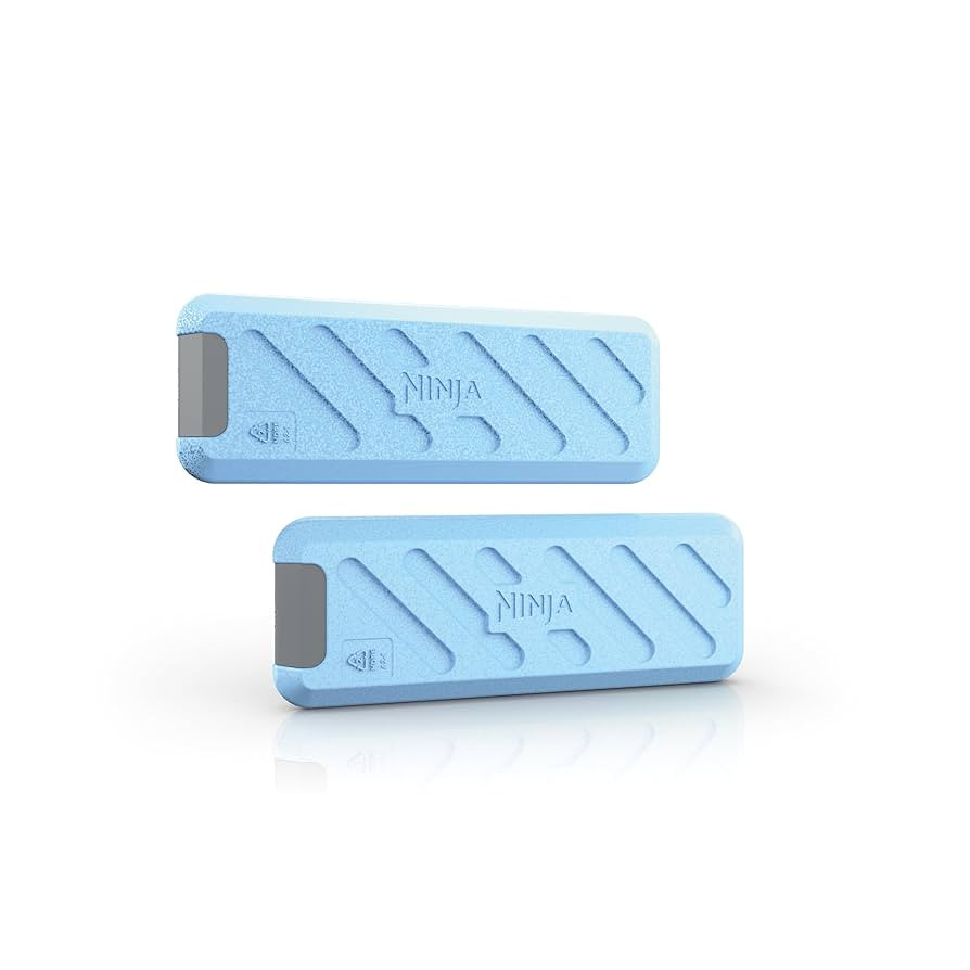 Ninja FrostVault 1lb. Ice Packs, 2-Pack, Reusable, Refreezable Ice Blocks, Mess Free, Recyclable,... | Amazon (US)