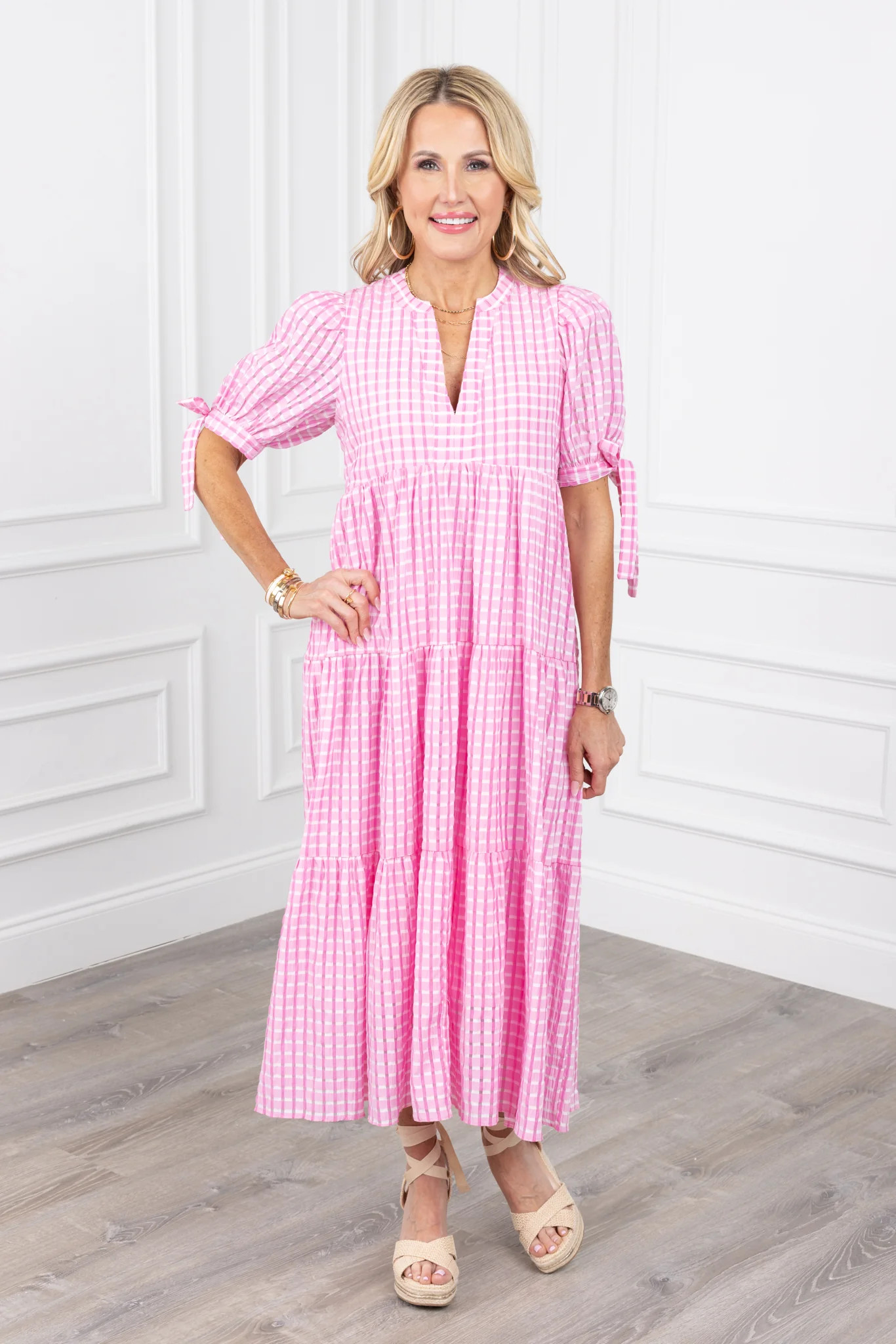 Emery Dress- Pink | Avara