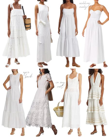 White dresses for summer 🤍 These investment-worthy styles are from some of my favorite feminine chic brands. There’s a little bit of everything here, from day dresses to wedding ready styles! The Loretta Caponi eyelet dress is high on my wishlist. 

#whitedress #whitesummerdress #summerdresses

#LTKFind #LTKSeasonal
