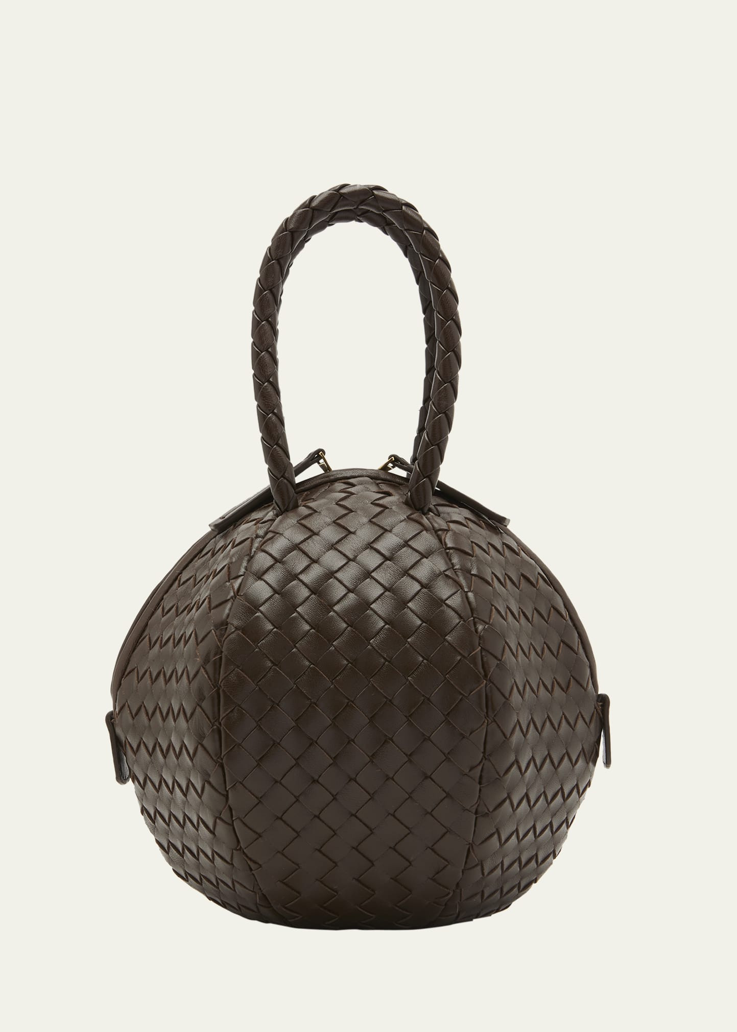 Bottega Veneta Mava Intrecciato Lambskin Top-Handle Bag | Bergdorf Goodman