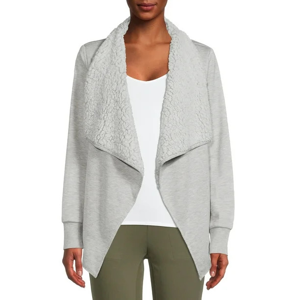 Avia Women's SHERPA LINED CARDIGAN ; Sizes XS upto XXXL - Walmart.com | Walmart (US)