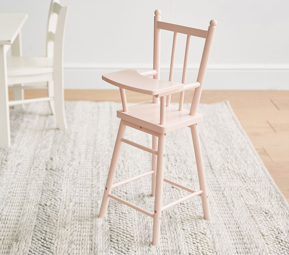 Wooden Doll High Chair, Blush | Pottery Barn Kids