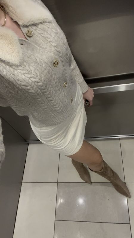 Winter outfit ideas, lulus, Steve Madden, neutral style, classy ootd 