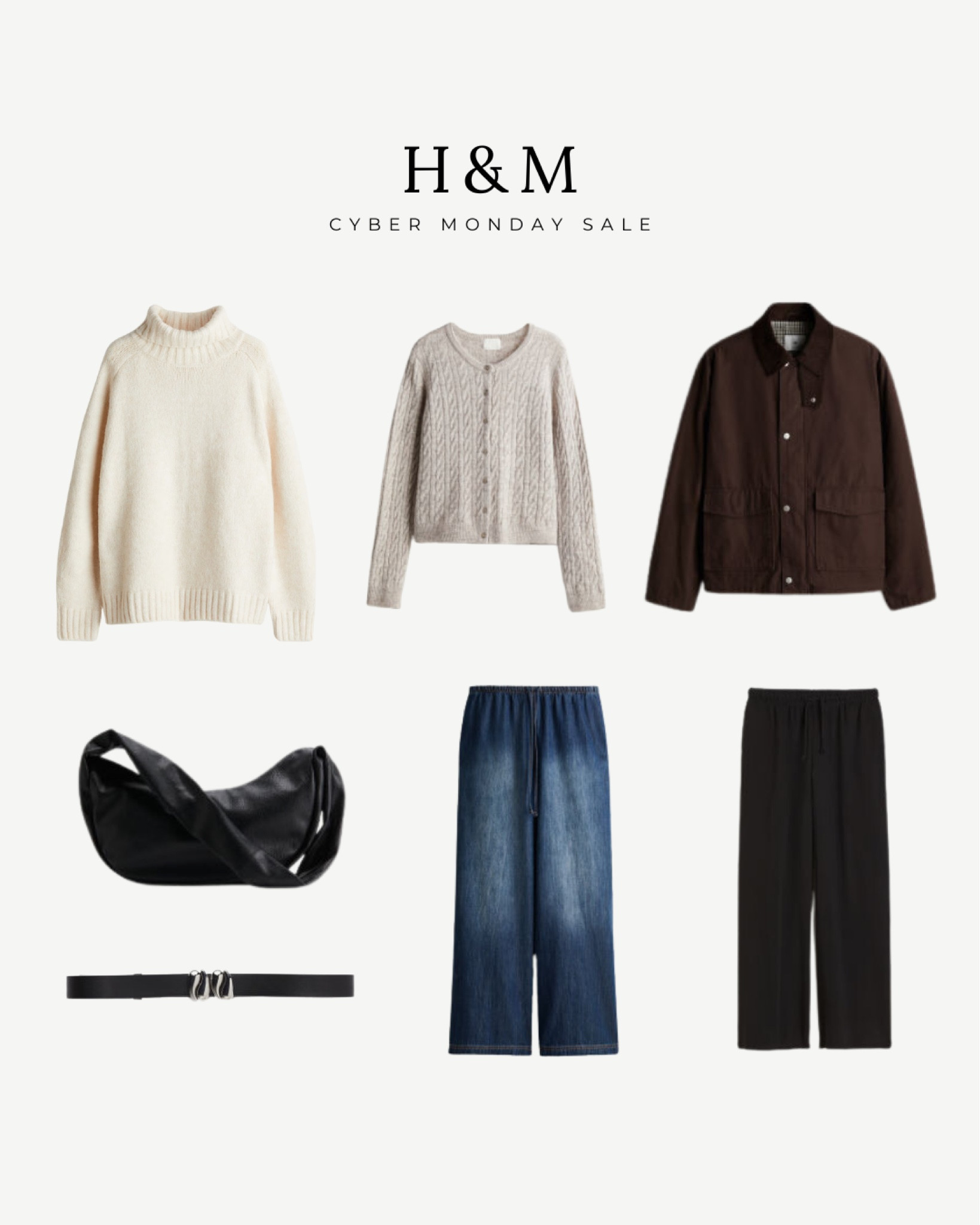 H&M cyber Monday sale has some great deals! Here’s what I’m adding to my capsule wardrobe 🤎

#LTKCyberWeek #LTKSaleAlert