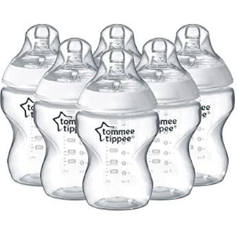 Amazon.com: Tommee Tippee Closer To Nature Baby Bottles Slow Flow Breast-Like Nipple With Anti-Co... | Amazon (US)