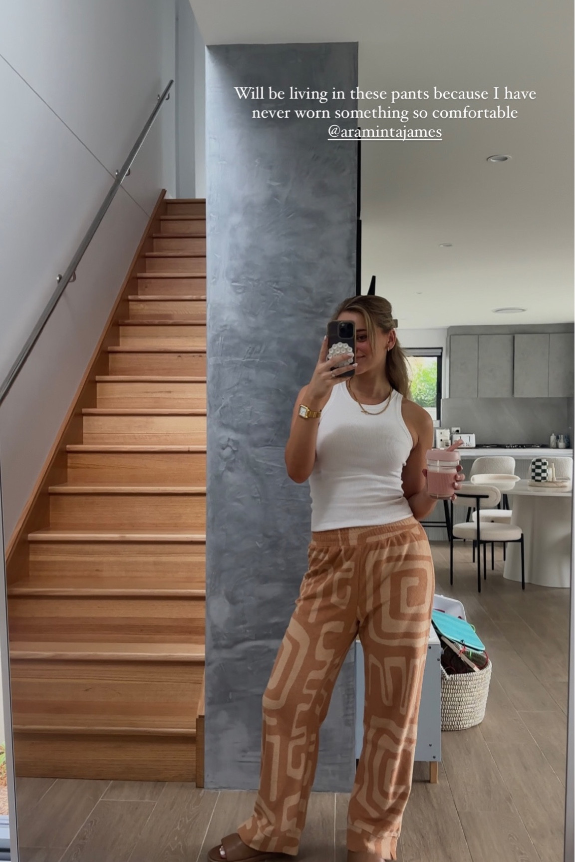 Pants are from Araminta James, launching early March! I wear size 8 top.