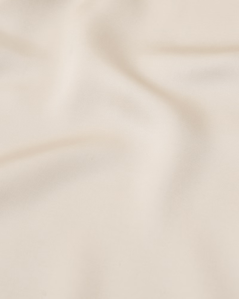 Long-Sleeve Satin Button-Up Shirt | Abercrombie & Fitch (US)