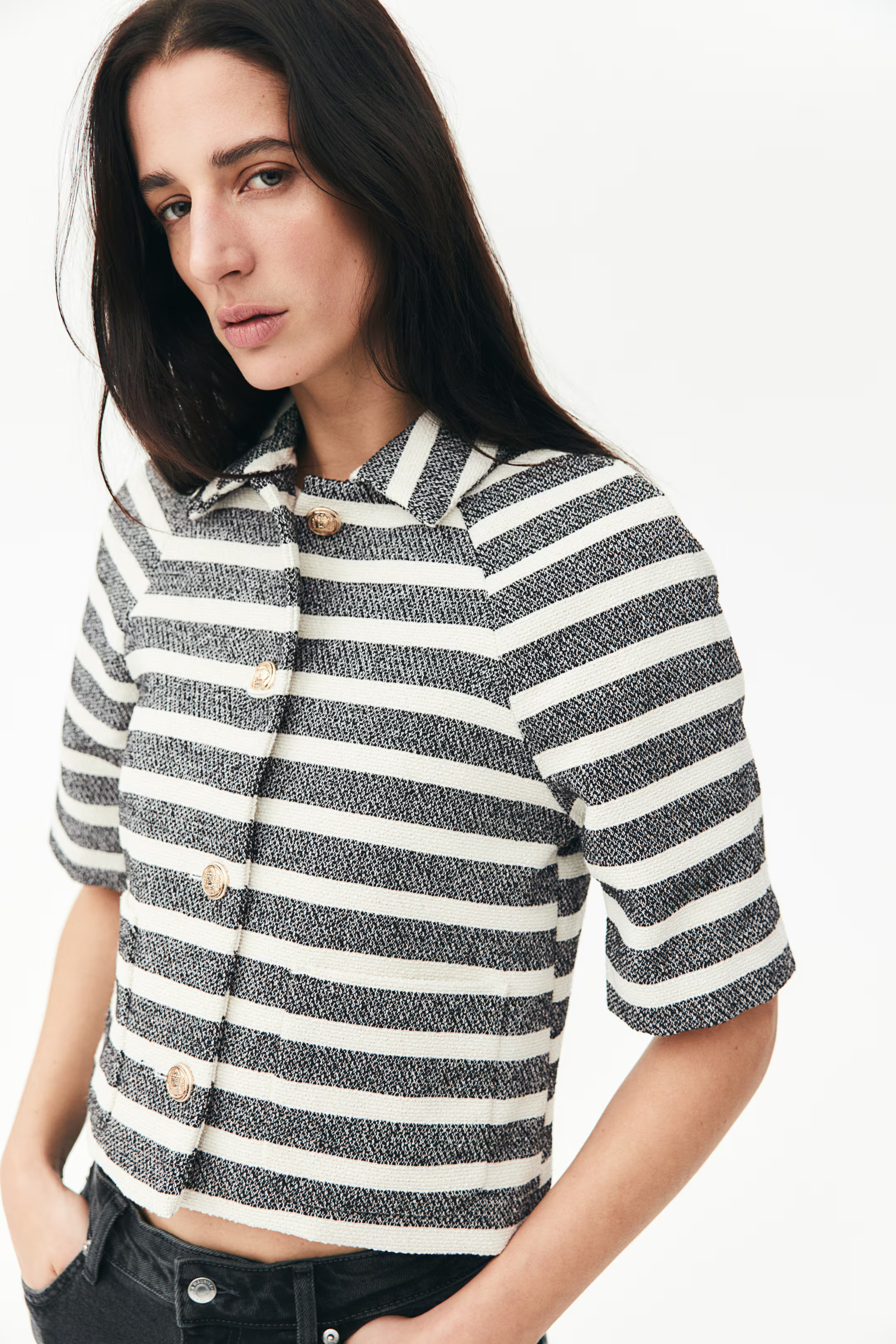 Short-sleeved jacket | H&M (UK, MY, IN, SG, PH, TW, HK)