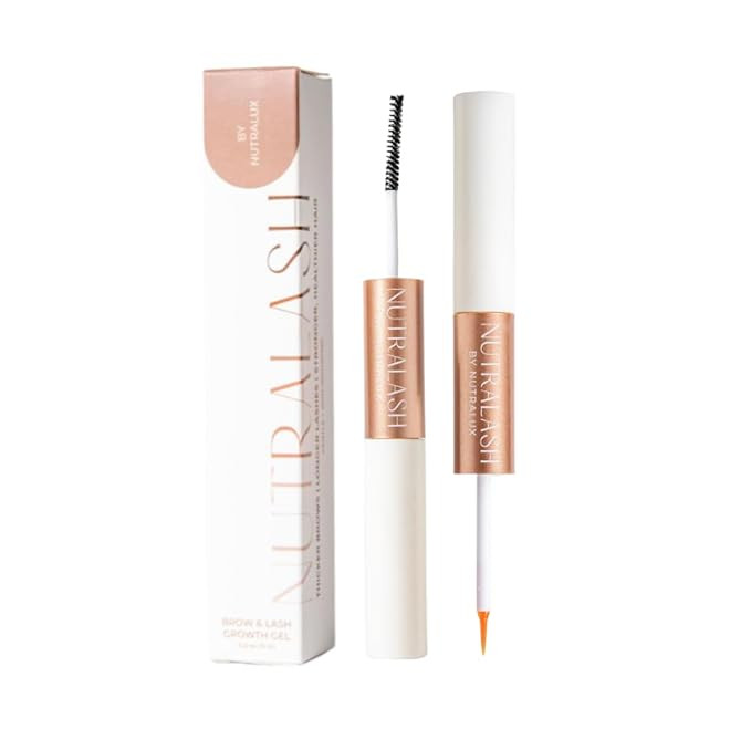 NutraLash by Nutralux Brow and Lash Growth Serum with Organic Ingredients For sensitive eyes - no... | Amazon (US)