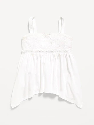 Sleeveless Handkerchief Hem Top for Girls | Old Navy (US)