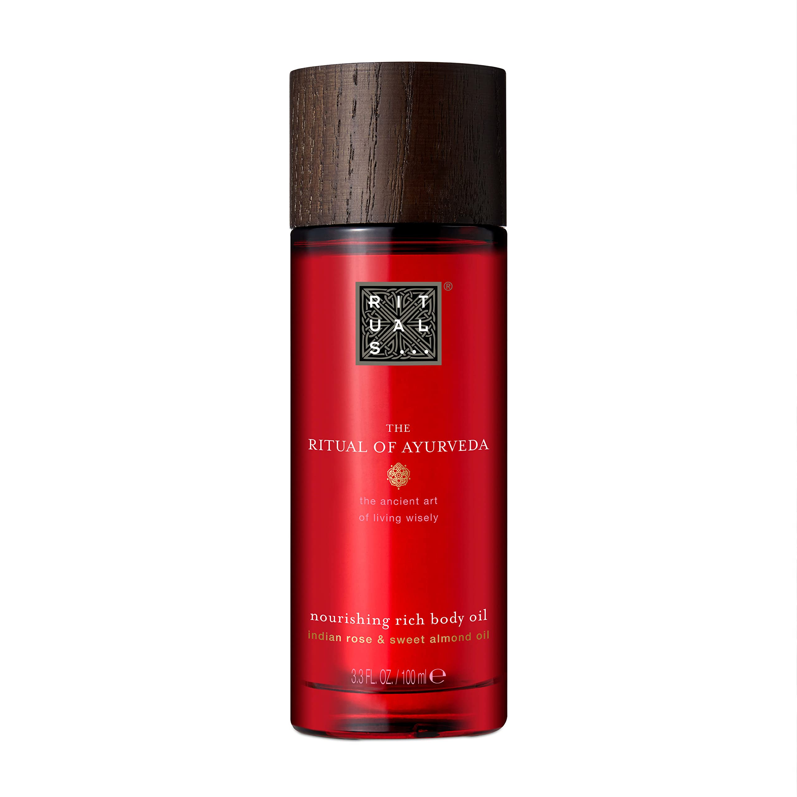RITUALS Body Oil from The Ritual of Ayurveda, 100 ml - with Indian Rose & Sweet Almond Oil - Soot... | Amazon (UK)