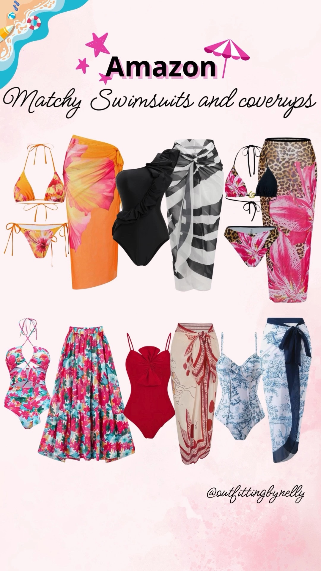 Matching swimsuits + coverups just make getting dressed so much easier 🌴✨



Save this post so you can come back to it later 🤍

**Linking more options**

amazon swimsuits women
matching swimsuit and coverup
amazon coverups women
one piece swimsuit women
amazon swimwear finds
vacation swim outfits
resort wear women
beach coverup sets
matching beach outfits
cruise outfits women
tropical vacation outfits
amazon best sellers swim
flattering swimsuits women
sarong coverup women
beach skirt coverup
poolside outfit women
summer swim outfits
amazon fashion finds
travel outfits women
stylish one piece swimsuit
beach vacation essentials
amazon clothing deals
trending amazon swimwear
easy vacation outfits
beach to pool outfits
matching swim set women
resort style outfits
amazon summer finds
vacation packing list women
on sale swimsuits amazon


#LTKSwim #LTKTravel #LTKSaleAlert