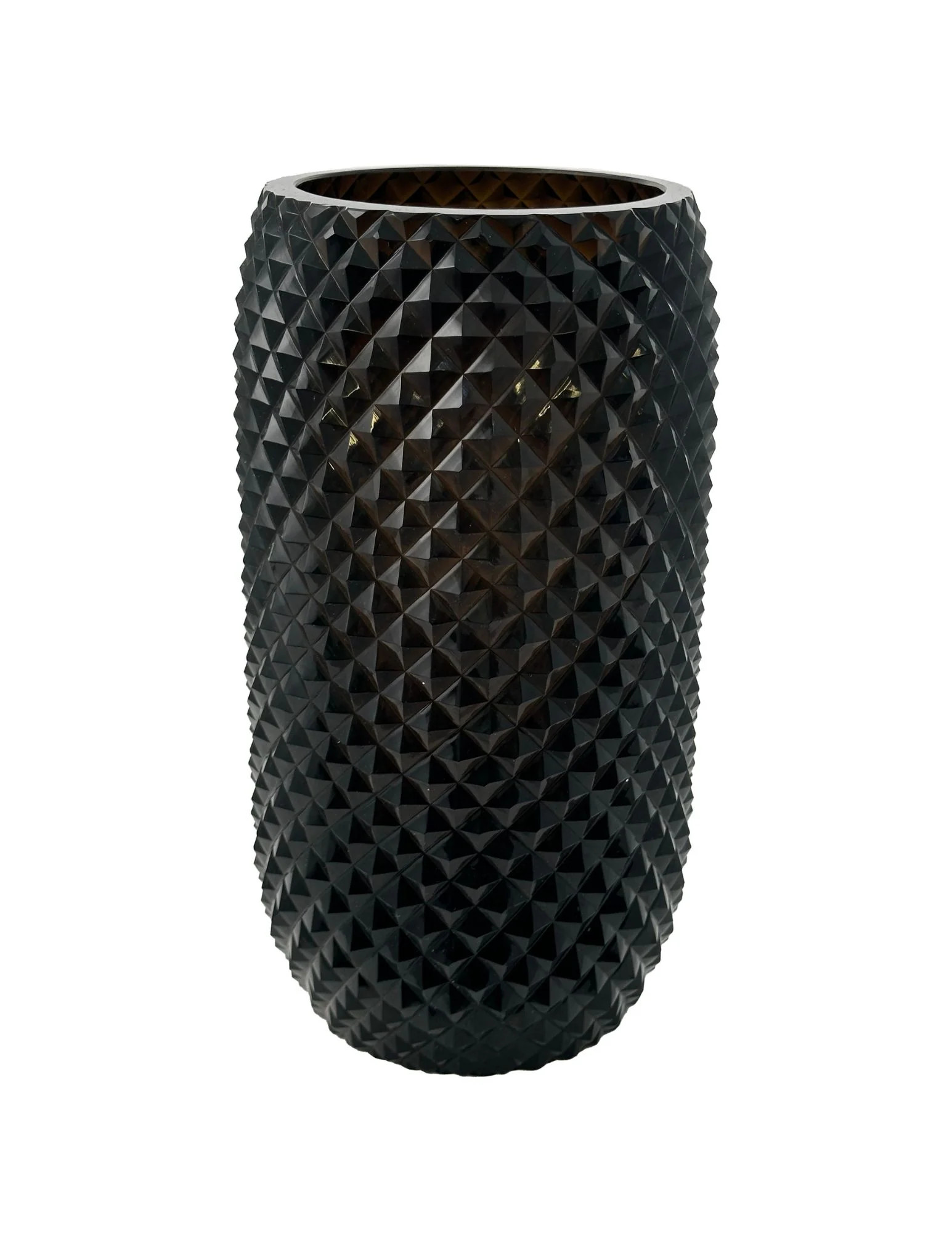 Dark Smoke Glass Vase | Gatehouse No.1