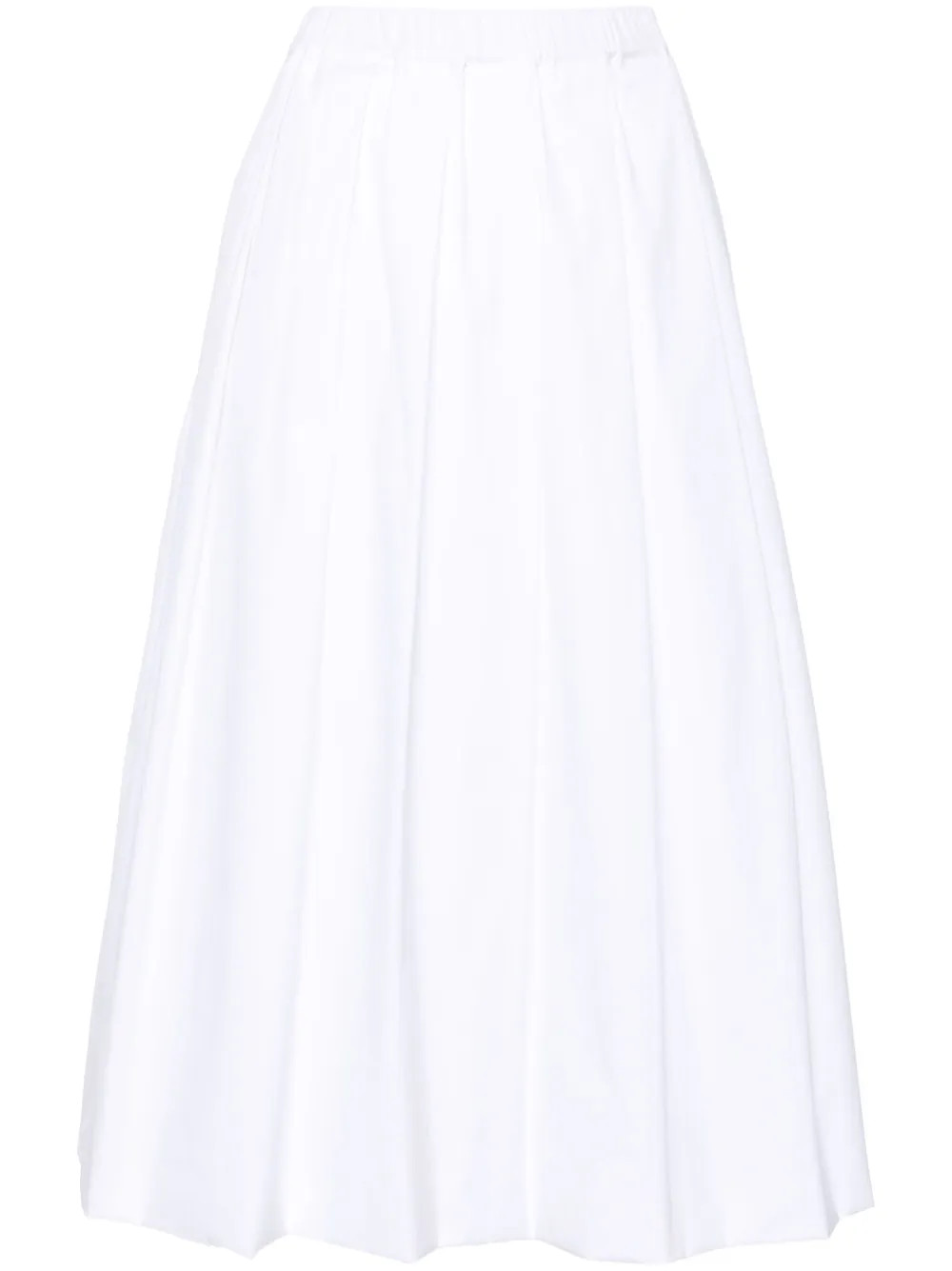 Fabiana Filippi high-wiast Pleated Midi Skirt - Farfetch | Farfetch (BR)