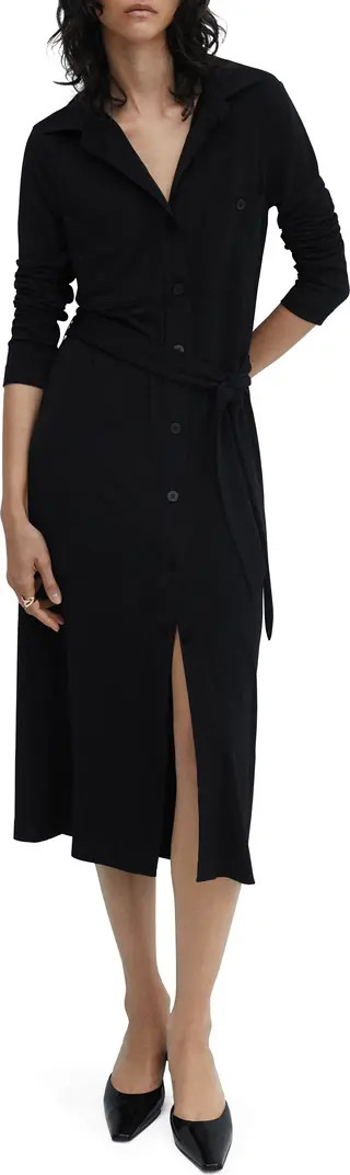 Long Sleeve Belted Shirtdress | Nordstrom