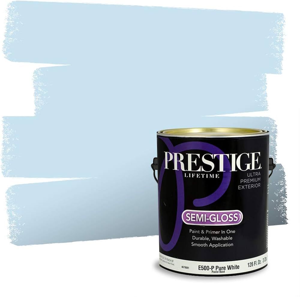 PRESTIGE Paints Exterior Paint and Primer In One, 1-Gallon, Semi-Gloss, Comparable Match of Valsp... | Amazon (US)