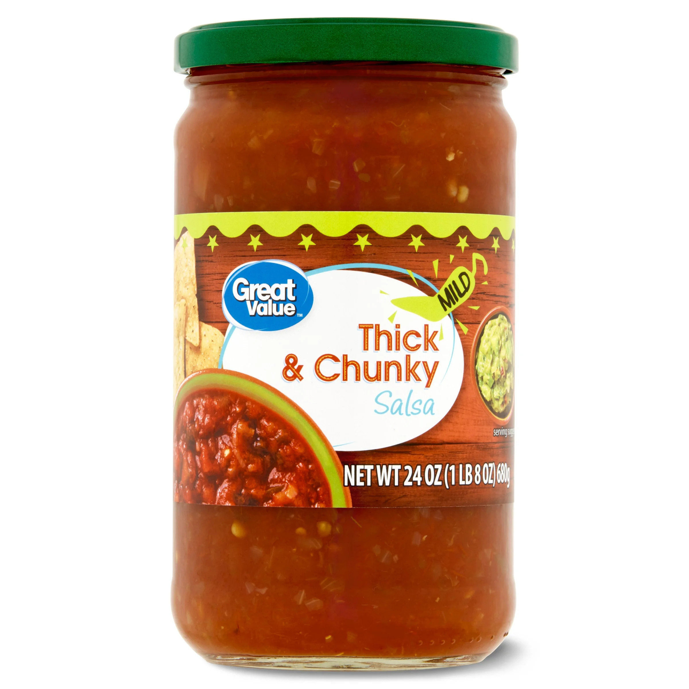 Great Value Mild Thick & Chunky Salsa, 24 oz | Walmart (US)