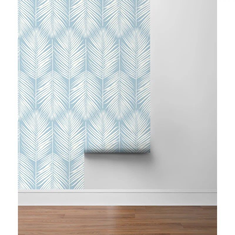 Victorville Palm Silhouette 18' L x 20.5" W Peel and Stick Wallpaper Roll | Wayfair Professional