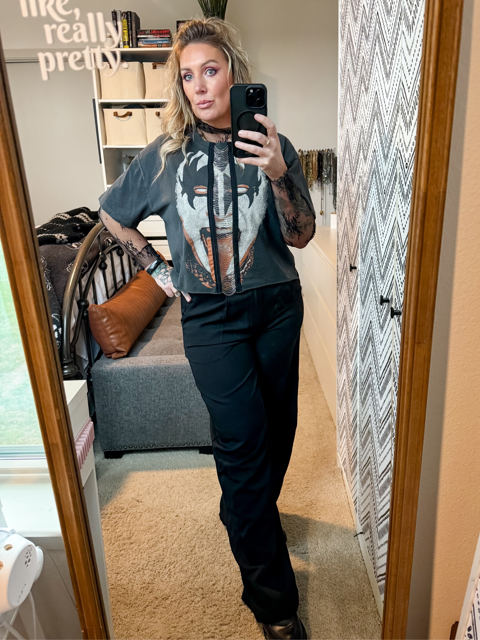 Snagged a few new band tees recently and styled them up for all the upcoming concerts and events! Here is the first one! Size Medium! 

#LTKstyletip #LTKfindsunder50 #LTKover40