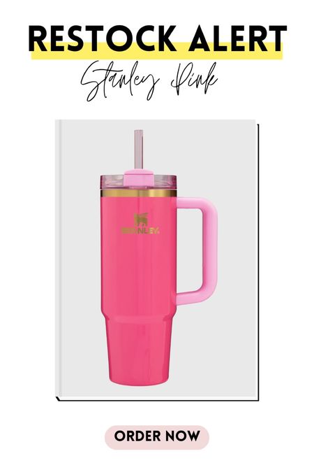 RESTOCK ALERT!!! 💗 This pink and gold Stanley is in stock in the 30oz! Hurry, it won’t be for long!!

#LTKFindsUnder50 #LTKStyleTip #LTKSeasonal