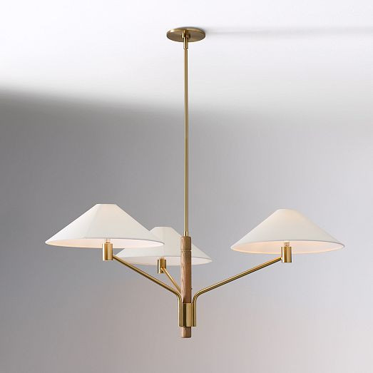 Devon 3-Light Chandelier (40") | West Elm (US)