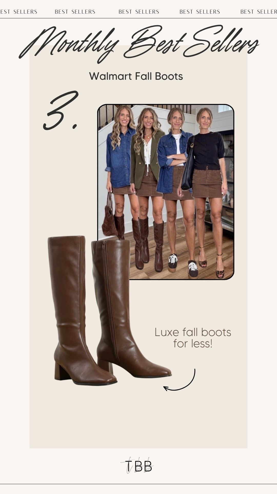 These boots from @Walmart are already a fall staple! They look so $$$ without the price tag