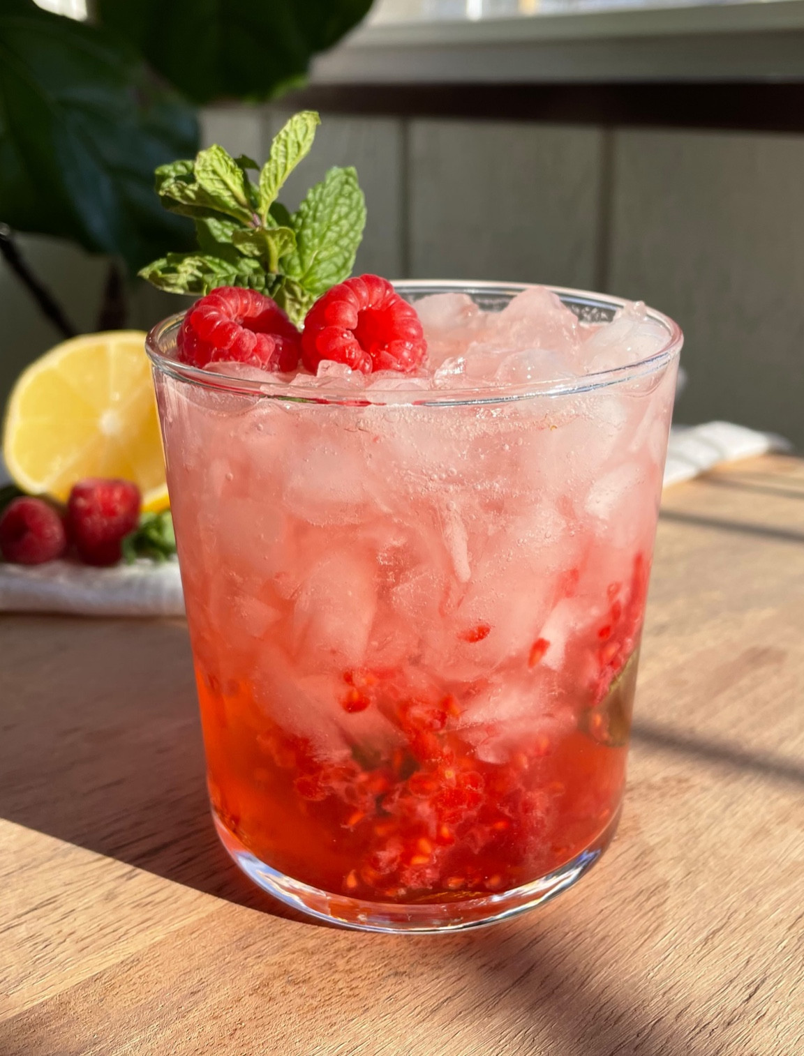 Honey Raspberry Mocktail! ✨

A perfect and simple mocktail you can make easily at home with just a couple ingredients. I love adding extra honey to give it a sweet flavor that pits perfectly with the raspberries!

Make this drink to finish out Dry January or save it for Valentine’s Day coming up! ✨

Toss some raspberries, lemon juice mint, leaves, and honey to a glass. Muddle together and top with ice and club soda! Garnish with some fresh raspberries and mint leaves.

Ingredients (serves 1)
• 5-6 raspberries
• 4-5 mint leaves
• 1/2 oz lemon juice
• 1/2 oz honey
• club soda
• garnish: mint sprig and raspberries

❤️❤️❤️
#mocktails #valentine #valentinesday #galentines #galentinesday #recipe #drinkrecipe #mocktailrecipe #drink #mocktaigirlie #raspberry