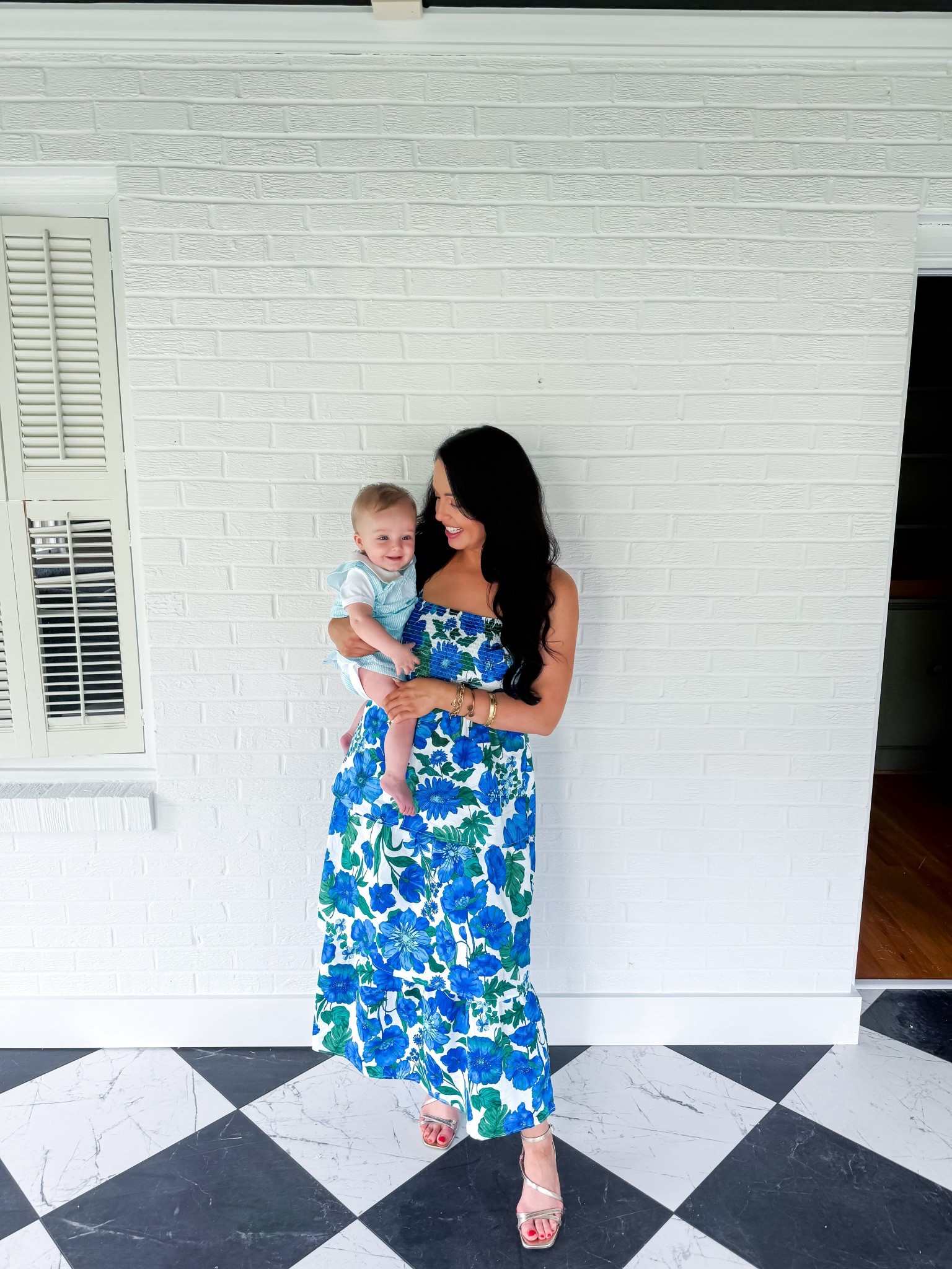 Under $45 tiered Amazon floral maxi dress (medium) perfect for baby or bridal showers! #founditonamazon 

#LTKSaleAlert #LTKmomlife #LTKWedding