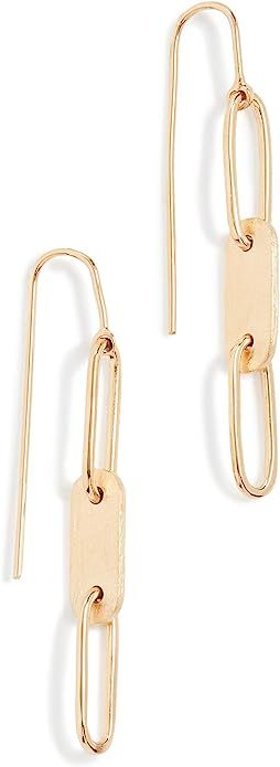 Soko Women's Ellipse Threader Earrings | Amazon (US)