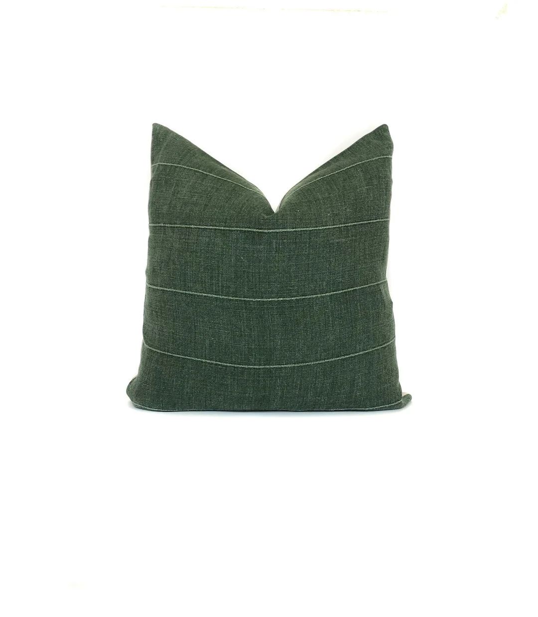 Dark Green Pillow Cover Vintage Retro Plain Solid Premium - Etsy | Etsy (US)