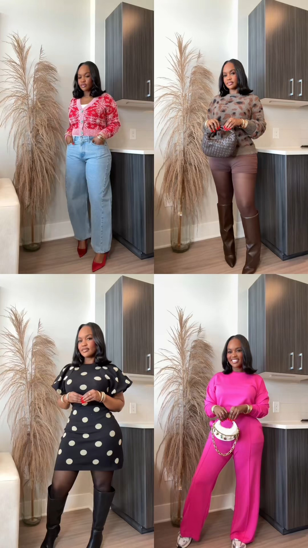 Holiday plans are stacking up, so I pulled a few Walmart pieces that make getting ready effortless. Think soft two piece sets, cozy festive sweaters, and easy dresses that work for hosting or decorating. Everything feels comfortable, versatile, and true to size. I’m wearing a medium in every look.

#LTKPetite #LTKFindsUnder50 #LTKHoliday