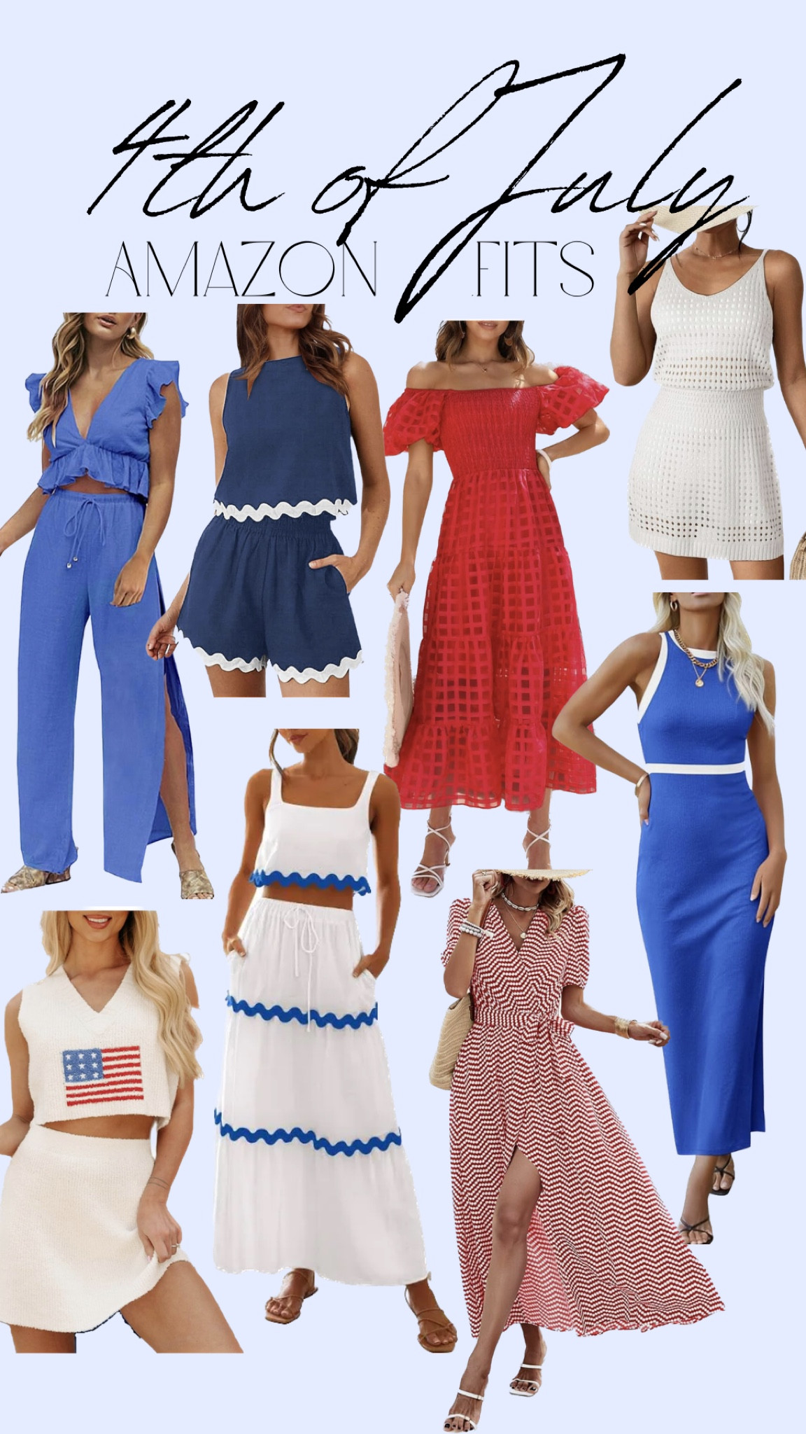 My favorite July 4th Amazon Fits! Can’t decide which one I’m going to wear!

#LTKFindsUnder50 #LTKSeasonal #LTKParties