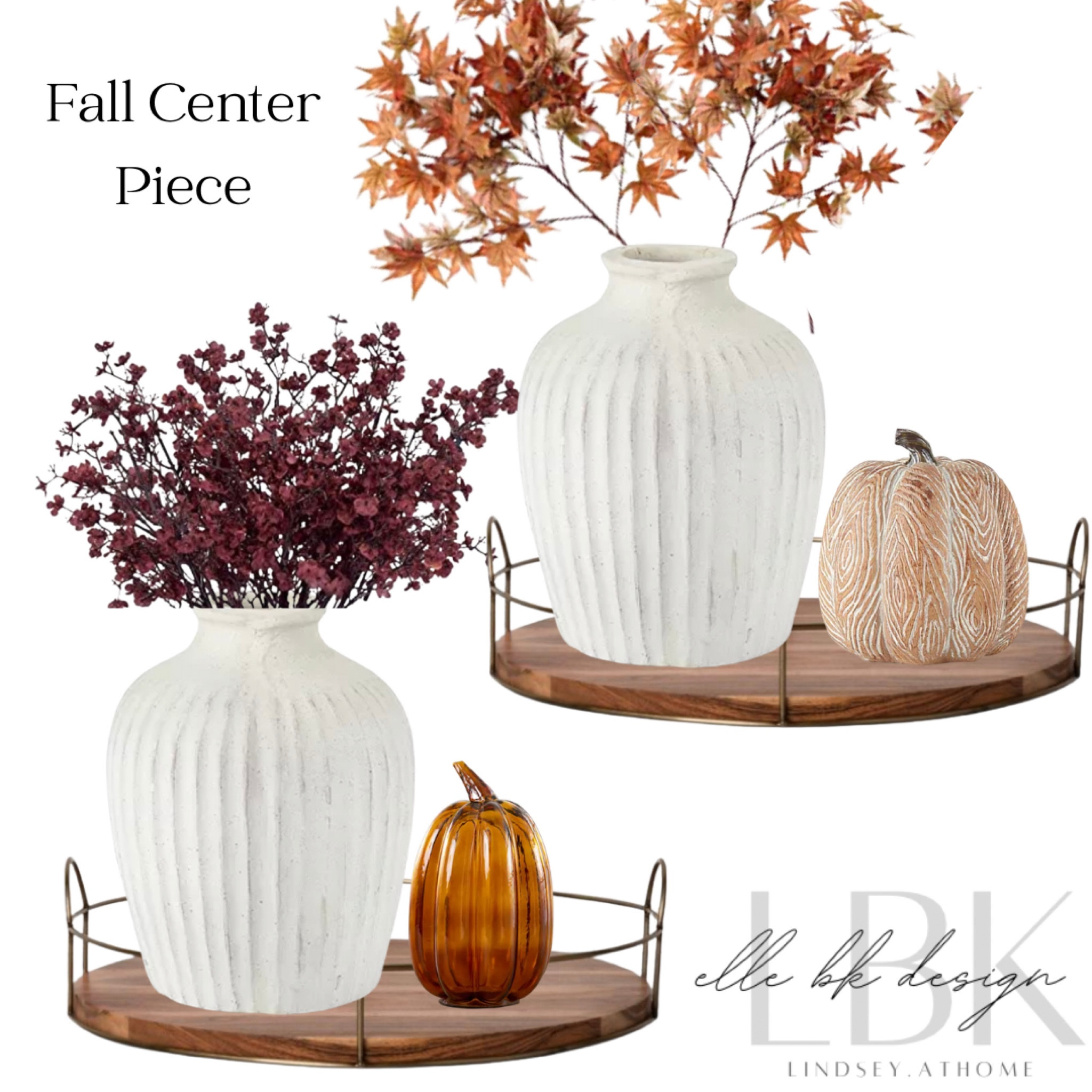 2 Fall tablescape options, interchange throughout the season! 

#LTKSeasonal #LTKhome