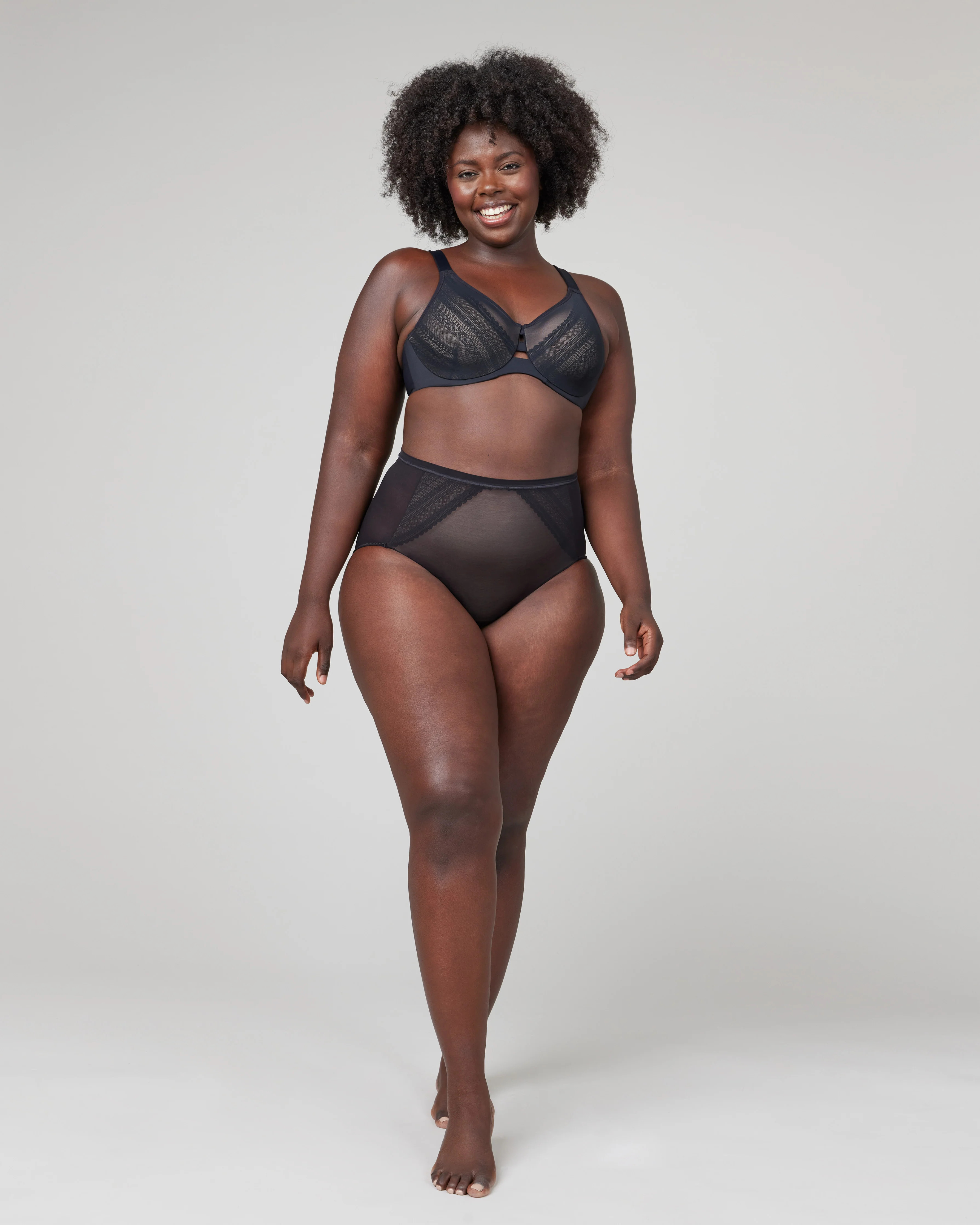 Sheer Shaping Illusion Lace Brief | Spanx