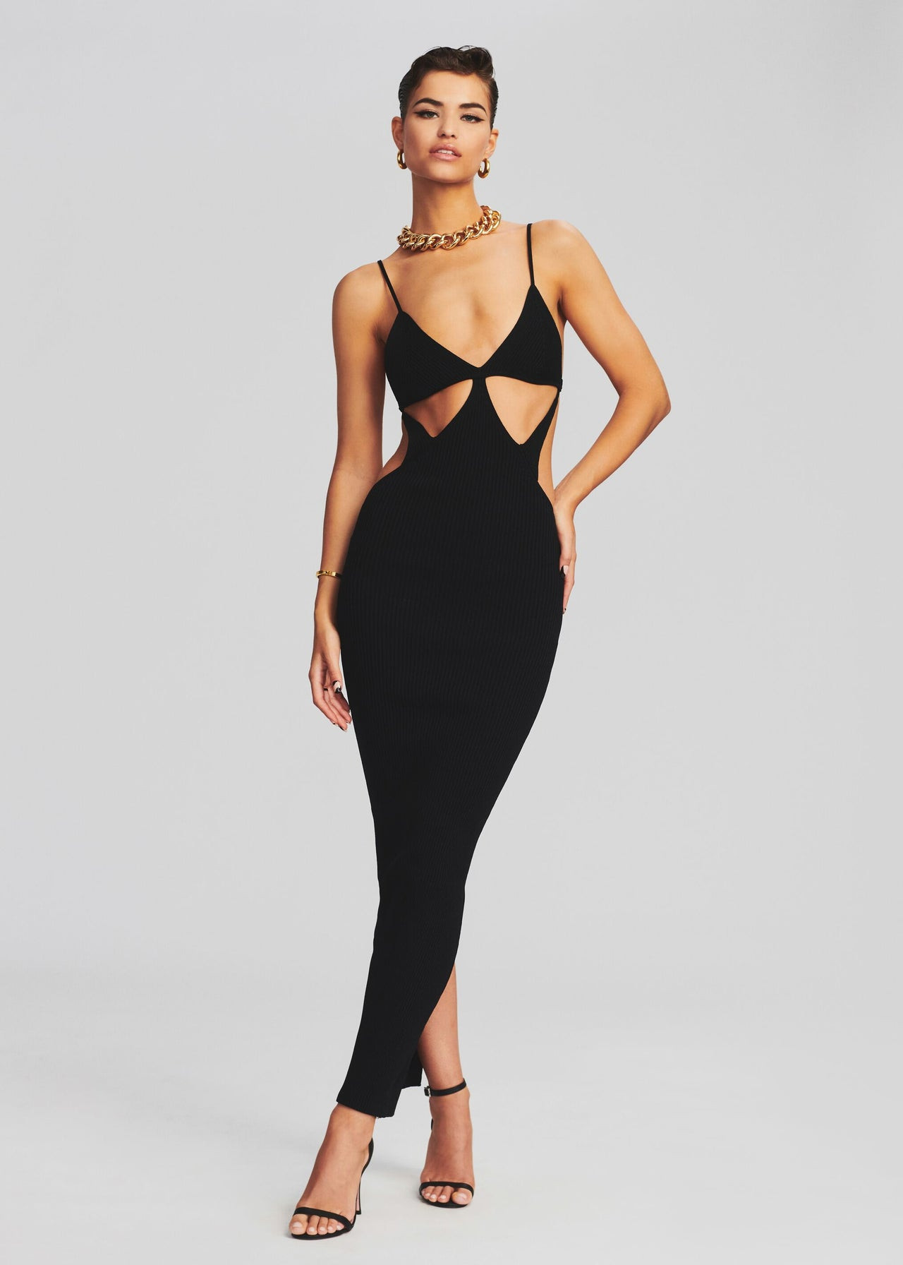 Sinclair Rib Knit Dress | Retrofete