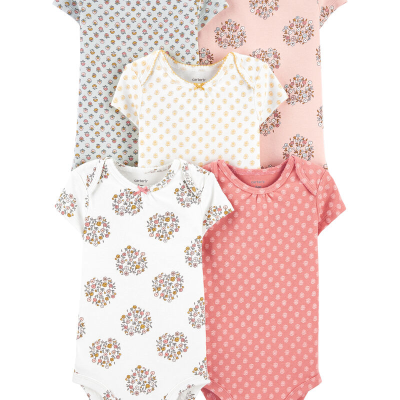 5-Pack Floral Original Bodysuits | Carter's